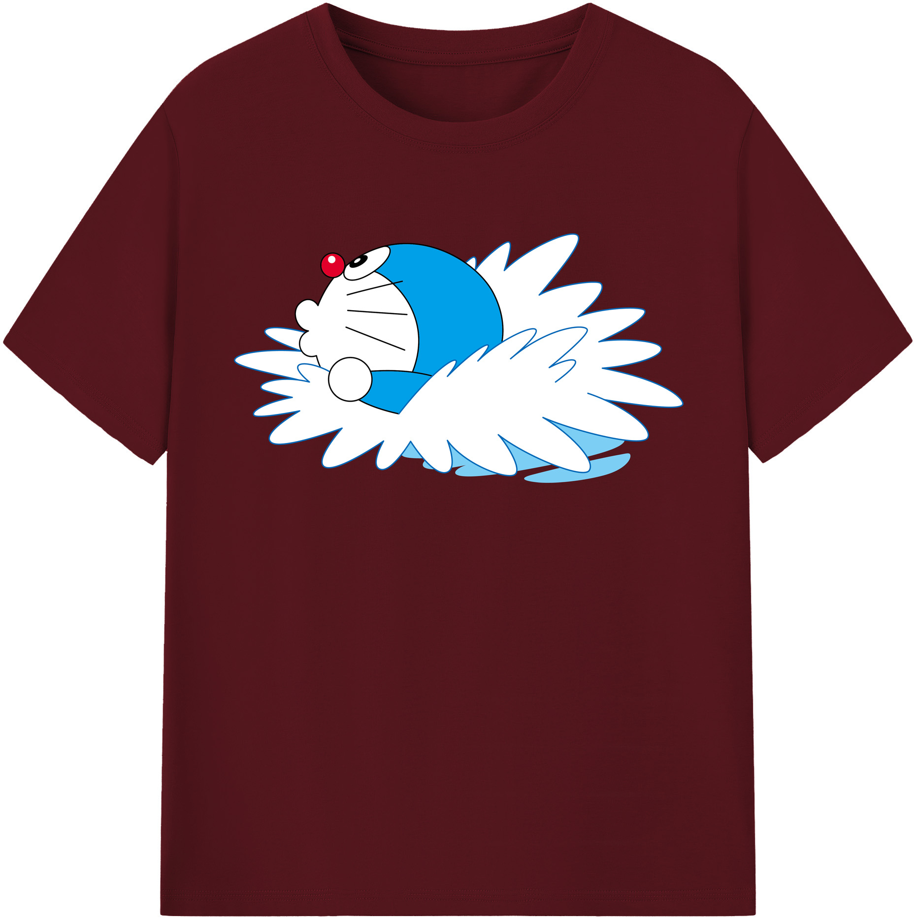 （画像用） ドラえもん Doraemon 綿100％半袖Tシャツ（フロントプリント）